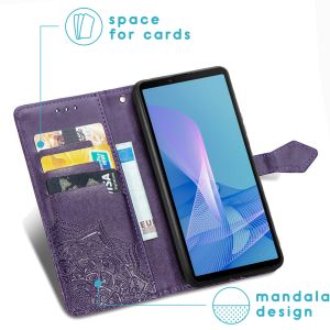 iMoshion Mandala Klapphülle Sony Xperia 10 III - Violett