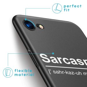 iMoshion Design Hülle für das iPhone SE (2022 / 2020) / 8 / 7 - Sarcasm