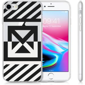 iMoshion Design Hülle für das iPhone SE (2022 / 2020) / 8 / 7 - Graphic stripes