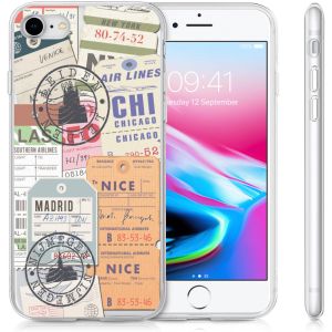 iMoshion Design Hülle für das iPhone SE (2022 / 2020) / 8 / 7 - Post travel