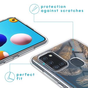 iMoshion Design Hülle für das Samsung Galaxy A21s - Federn