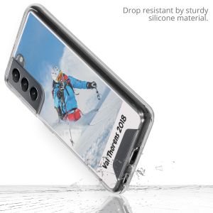 Gestalten Sie Ihre eigene Samsung Galaxy S21 Xtreme Hardcase-Hülle - Transparent