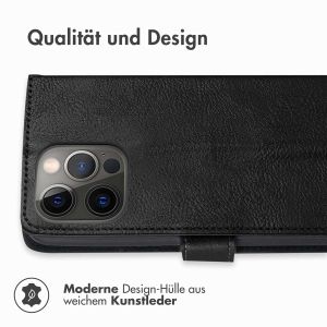 iMoshion Luxuriöse Klapphülle für das iPhone 13 Pro Max - Schwarz