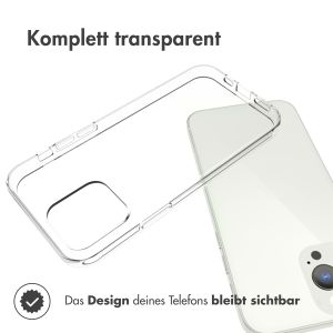 Accezz TPU Clear Cover für das iPhone 13 Pro - Transparent
