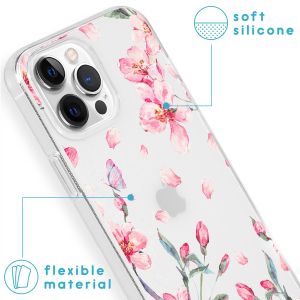 iMoshion Design Hülle für das iPhone 13 Pro - Blume - Rosa