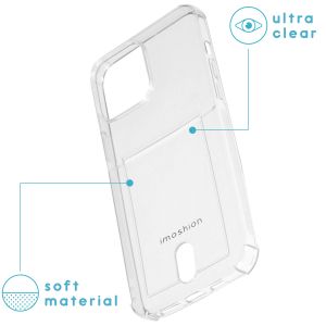 iMoshion Soft Case Back Cover mit Kartenfach für das iPhone 13 Pro - Transparent
