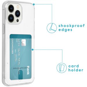 iMoshion Soft Case Back Cover mit Kartenfach für das iPhone 13 Pro Max - Transparent