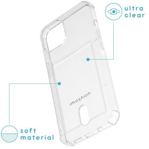 iMoshion Soft Case Back Cover mit Kartenfach für das iPhone 13 - Transparent