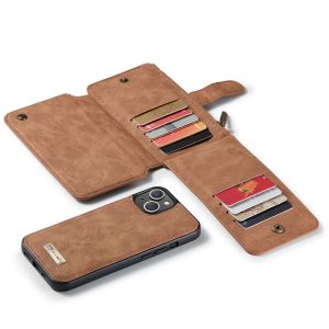 CaseMe Luxuriöse 2-in-1 Portemonnaie-Klapphülle iPhone 13 Mini