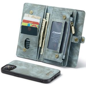 CaseMe Luxuriöse 2-in-1-Portemonnaie-Klapphülle Leder iPhone 13