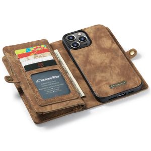 CaseMe Luxuriöse 2-in-1-Portemonnaie-Klapphülle Leder iPhone 13 Pro Max