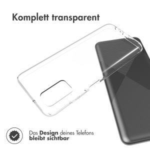 Accezz TPU Clear Cover für Samsung Galaxy A03s - Transparent