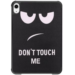 iMoshion Design Trifold Klapphülle für das iPad Mini 6 (2021) - Don't touch