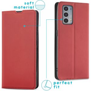 iMoshion Slim Folio Klapphülle Motorola Moto Edge 20 - Rot