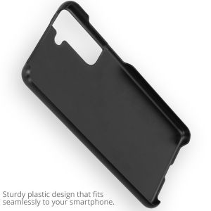 Gestalte deine eigene Samsung Galaxy S21 FE Hardcase Hülle - Schwarz