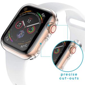 iMoshion Full Cover Soft Case für Apple Watch Series 7 / 8 / 9 - 45 mm - Transparent