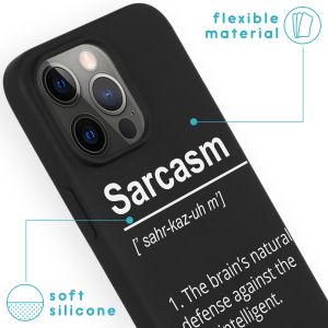 iMoshion Design Hülle für das iPhone 13 Pro - Sarcasm