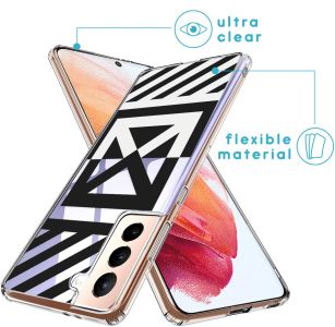 iMoshion Design Hülle für das Samsung Galaxy S21 - Graphic stripes