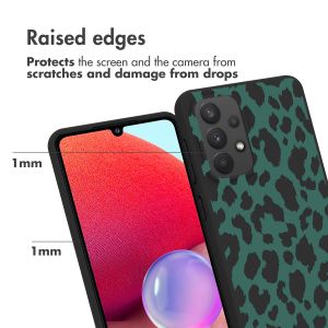 iMoshion   Design Hülle für das Samsung Galaxy A33 - Green Leopard