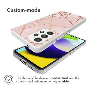 iMoshion Design Hülle für das Samsung Galaxy A53 - Pink Graphic