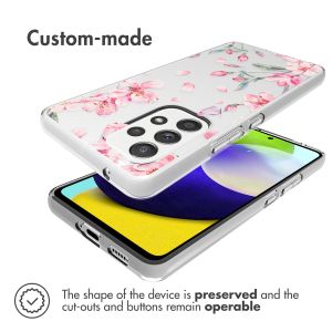 iMoshion  Design Hülle für das Samsung Galaxy A53 - Blossom Watercolor
