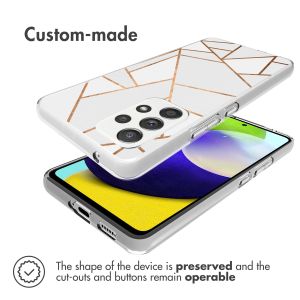 iMoshion Design Hülle für das Samsung Galaxy A53 - White Graphic