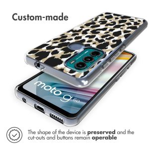 iMoshion Design Hülle für das Motorola Moto G60 - Leopard