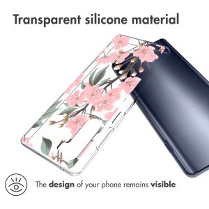 iMoshion Design Hülle für das Motorola Moto G200 - Cherry Blossom