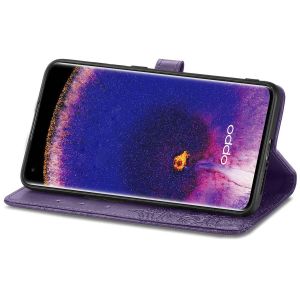 iMoshion Mandala Klapphülle Oppo Find X5 5G - Violett
