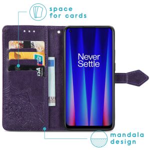 iMoshion Mandala Klapphülle für das OnePlus Nord CE 2 5G - Violett