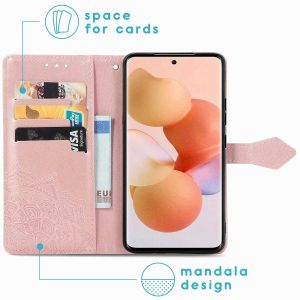 iMoshion Mandala Klapphülle für das Xiaomi 12 Lite - Rose Gold