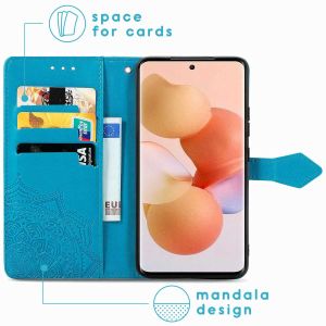 iMoshion Mandala Klapphülle für das Xiaomi 12 Lite - Türkis