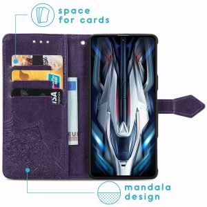 iMoshion Mandala Klapphülle für das Xiaomi Poco F4 GT 5G - Violett