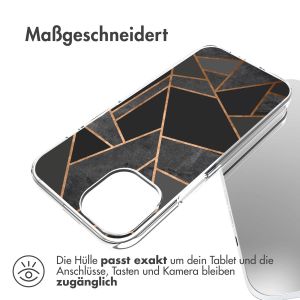 iMoshion Design Hülle für das iPhone 14 - Black Graphic