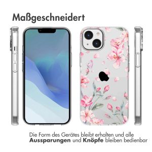 iMoshion Design Hülle für das iPhone 14 - Blossom - Watercolor