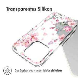 iMoshion Design Hülle für das iPhone 14 Pro - Blossom - Watercolor