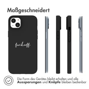 iMoshion Design Hülle für das iPhone 14 Plus - Fuck Off
