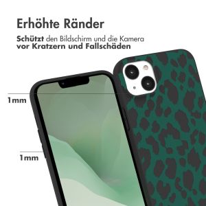 iMoshion Design Hülle für das iPhone 14 Plus - Green Leopard