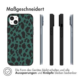 iMoshion Design Hülle für das iPhone 14 Plus - Green Leopard