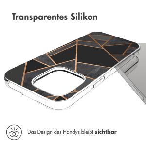 iMoshion Design Hülle für das iPhone 14 Pro Max - Black Graphic
