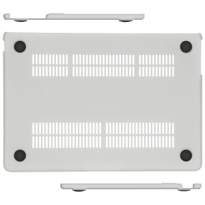 iMoshion Laptop Cover für das MacBook Air 13 Zoll (2022) / Air 13 Zoll (2024) M3 chip - A2681 / A3113 - White Marble