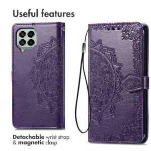 iMoshion Mandala Klapphülle für das Samsung Galaxy M53 - Violett