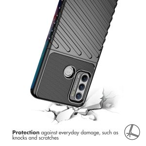 iMoshion Thunder Backcover für das Motorola Moto G60 - Schwarz