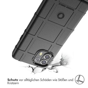 iMoshion Rugged Shield Backcover für das Motorola Edge 20 Lite - Schwarz