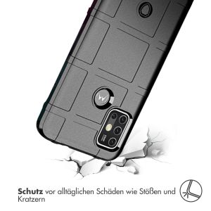 iMoshion Rugged Shield Backcover für das Motorola Moto G30 / G20 / G10 (Power) - Schwarz