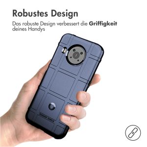 iMoshion Rugged Shield Backcover für das Nokia X10 / X20 - Dunkelblau