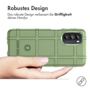 iMoshion Rugged Shield Backcover für das Motorola Moto G52 / G82 - Grün