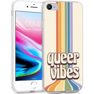 iMoshion Design Hülle für das iPhone SE (2022 / 2020) / 8 / 7 - Rainbow Queer vibes