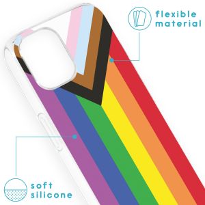 iMoshion Design Hülle für das iPhone 13 - Rainbow flag