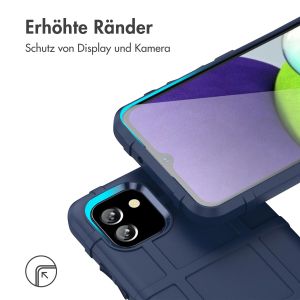 iMoshion Rugged Shield Backcover für das Samsung Galaxy A03 - Dunkelblau